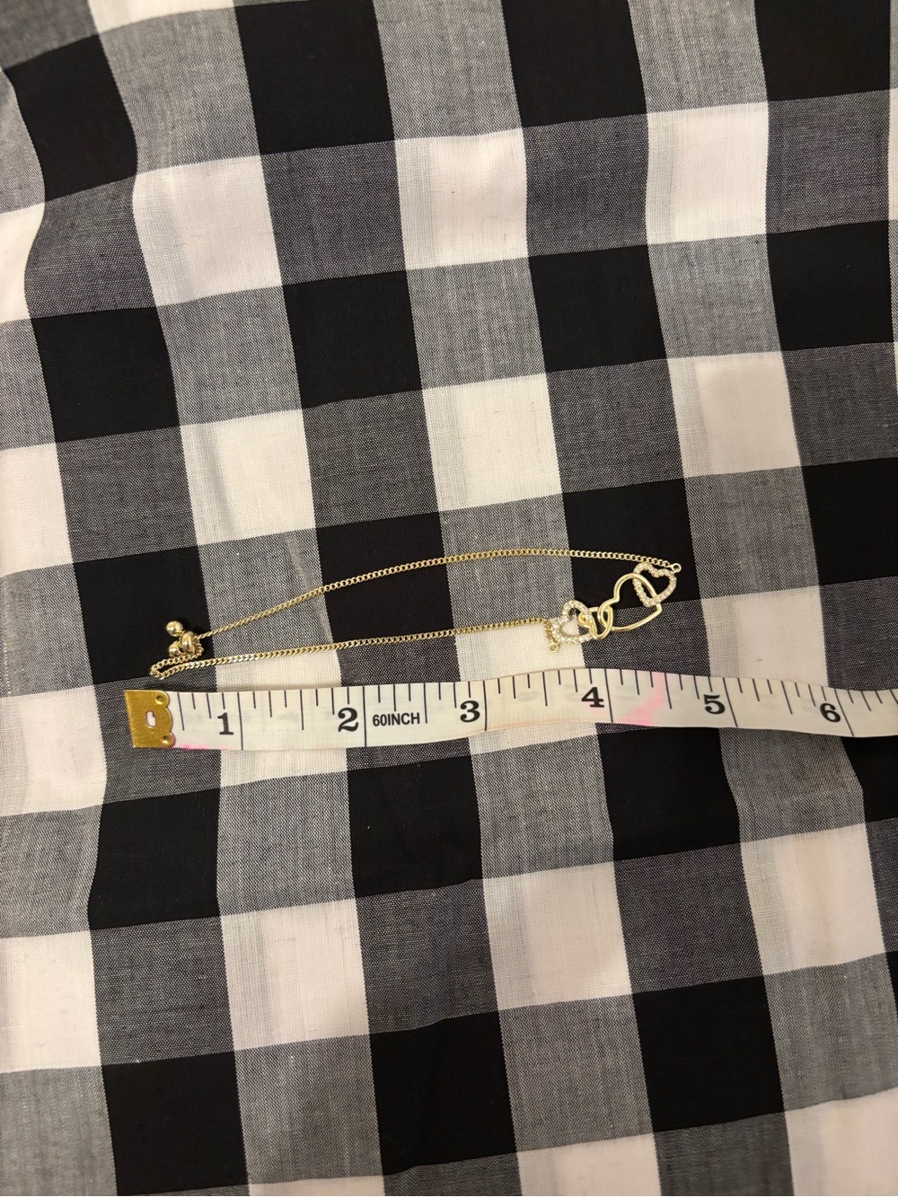 Gold Heart Link Bracelet - Women's Accessories